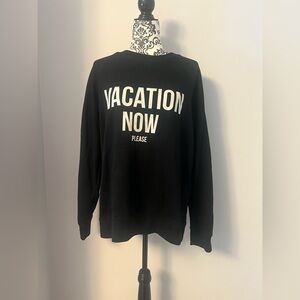 Brunette The Label Black Sweatshirt L/Xlg